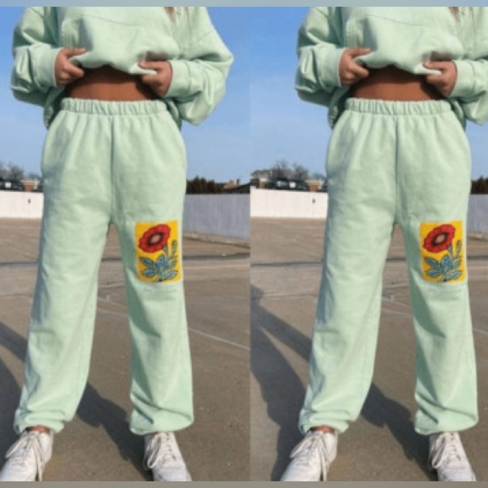 Boys Lie "Get Blocked" mint green set